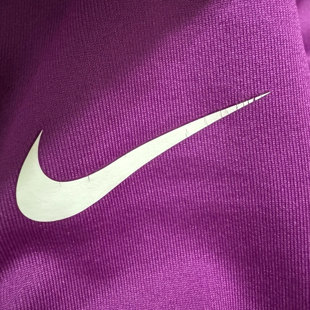 Nike Pro Combat Fitted Therma-Fit Thermal Fleece Long Sleeve Top Crewneck Medium - Picture 6 of 9